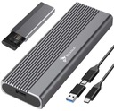 Корпус твердотельного накопителя NVME PCIe M.2 Карман для адаптера USB-C 3.2 GEN2 M2 Reagle