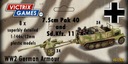 VICTRIX Немецкая броня 7,5cm Pak 40 и Sd.Kfz времен Второй мировой войны. 11