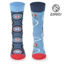 Veselé ponožky farebný darček pre CYKLISTU Model SM2