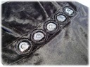 Zamatové šaty malé čierne MissBerge KOŽUŠINA Dominujúci materiál polyester