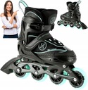 Роликові ковзани Фітнес Ролики Регульовані ABEC7 PU Wheels Mint L 39-42