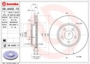 DISCOS ZAPATAS PARTE DELANTERA BREMBO CHRYSLER 300C 