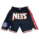 Мужские баскетбольные шорты с вышивкой Brooklyn Nets, черные брюки NETS