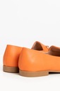 Mokasyny loafersy orange - 37 Marka inna