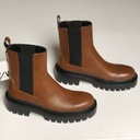 ZARA Botki Na Traktorze Skóra 36