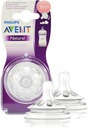 Натуральная силиконовая соска Avent 3 мес+ SCF045/27