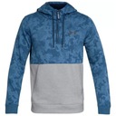 МУЖСКАЯ Кофта UNDER ARMOR THREADBORNE 1/2 С КАПЮШОНОМ НА МОЛНИИ 1/2 СИНИЙ/СЕРЫЙ L