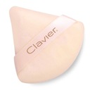 Пуховка Clavier бежевая, треугольный аппликатор.