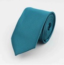 Элегантный мужской галстук однотонного цвета морской бирюзы