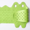 Противоскользящий коврик для ванной, вкладыш для детской ванночки, зеленый крокодил IKEA 33х90см