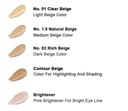 The SAEM Cover Perfection Tip 01 Clear Beige, 6,5 г консилера для глаз