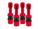 КЛАПАНЫ, АЛЮМИНИЕВЫЙ КОЛЕСНЫЙ КЛАПАН КРАСНЫЙ X2 4 шт.