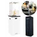 Терраса нагреватель газовый камин белый патио свет + pokorowiec