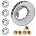 5x ПРОЧНЫЙ СТЕКЛЯННЫЙ ДЕРЖАТЕЛЬ ГАЛОГЕННОЙ ЛАМПЫ GU10