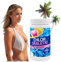 Хлор для бассейнов в таблетках 5x 200г 1кг Gamix Long Tabs