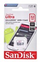 MicroSD karta SanDisk Ultra 32 GB Kapacita karty 32 GB