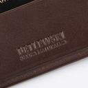 BETLEWSKI Мужской маленький кожаный кошелек, монетница, RFID кожа, коричневый