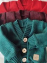 Бордовый свитер для мальчика на Рождество