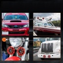 2 ELECTRICAL HORN SIGNAL SONIC CAR MOTORCYCLE SLIMAK 12V VOWEL  photo 9