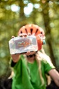 Детская бутылочка для воды FIDLOCK Twist 450 оранжевая + база UNI 09640(CLR)