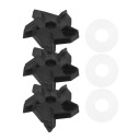 KIT BOLTS I NAKRETEK DO INSTALLATION WIZJERA W HELMET MOTOCYKLOWYM  photo 6