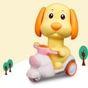 Kreskówki nakręcane zabawki dla dzieci zabawki edukacyjne chodzenie skakanie mechaniczna żółta Marka bez marki