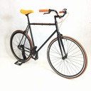 Городской велосипед Baluma, односкоростной, с фиксированной передачей, Black Mandarin 56