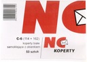 Стандартный конверт NC C6 самоклеющийся SK с правым окном 50 шт. белый x2