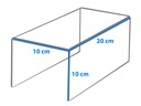 СТОЙКА СТОЙКА ДИСПЛЕЙ PLEXI STEP 20/10 см