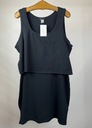 Pletené šaty čierne bavlna VENUS XL/XXL Značka iná
