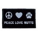 Нашивка PEACE LOVE MUTTS