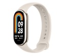 Смарт-браслет Xiaomi Mi Band 8 бежевого цвета с Bluetooth SpO2 5 ATM