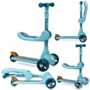 JEŹDZIK HULAJNOGA BALANSOWA DLA DZIECI 2w1 - MoMi KIURU NIEBIESKA - LED