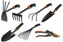 ZESTAW NARZĘDZI DELUXE ŁOPATKA MOTYCZKA 6+SEKATOR