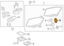 MB GLE W166 PROTECTION PHARES AVANT A0008268924 ORIGINALEphoto 8