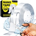 ПРОЧНАЯ ДВУСТОРОННЯЯ ВОДОНЕПРОНИЦАЕМАЯ НАНОЛЕНТА, НЕСКОЛЬКО ПРОЗРАЧНЫХ