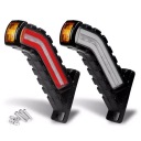 2ШТ ФАРА ГАБАРИТ LED (СВІТЛОДІОД) 12-24V ЗАД ПЕРІД IP68 ПЛАВАЮЧИЙ ПОВОРОТНИК  (17837278963) фото min 10