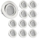 НАБОР 10x СВЕТОДИОДНЫХ ПОТОЛОЧНЫХ СВЕТИЛЬНИКОВ 230В 7ВТ КРУГЛЫЙ