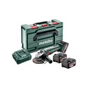 METABO.УГЛОВАЯ ШЛИФОВАЛЬНАЯ МАШИНА 18 Л 9-125 QUICK 3x4,0 Ач