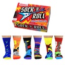 Pánske United ODDsocks veselé ponožky 39-45 SOCK ´N´ ROLL, 3 páry