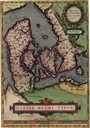 ДАНИЯ Карта 30x40см 1592 г. М28