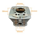 ЦИЛІНДР + ГОЛОВКА KPL. ATV 200CCM (63,4MM)-POWIETRZE B  (18859550889) фото min 7