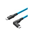 Модемный кабель Mathorn MTC-511, 5 м, 10 Гбит/с, 60 Вт, USB C-C90 ArcticBlue