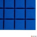 Акустическая панель, звукоизоляция ПЕН, синий выпуклый куб, 16 шт, 4м2