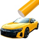 ЖЕЛТАЯ ГЛЯНЦЕВАЯ ФОЛЬГА 50см x 152 см ЖЕЛТАЯ САМОКЛЕЯЩАЯСЯ АВТОМОБИЛЬНАЯ ПОГОДА