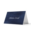 Свадебные открытки темно-синие 