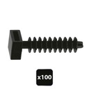 КРЕПЕЖНЫЕ ШПИНЫ ДЛЯ ЛЕНТ Ø6 - черные, 100 шт.