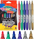 FLAMASTRY MARKERY METALIZOWANE 6 KOL COLORINO-2582