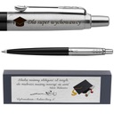 Черная подарочная гравировальная ручка Parker Jotter
