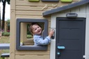 Zvonček na dvere pre záhradné domčeky zvukové efekty Smoby Hrdina žiadny